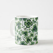 Kleeblatt Shuffle Kaffeetasse (Vorderseite Links)