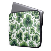 Kleeblatt Shuffle Laptopschutzhülle (Vorderseite Links)