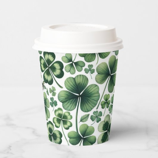 Kleeblatt Shuffle Pappbecher (Links)