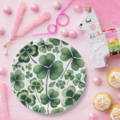 Kleeblatt Shuffle Pappteller (Party)