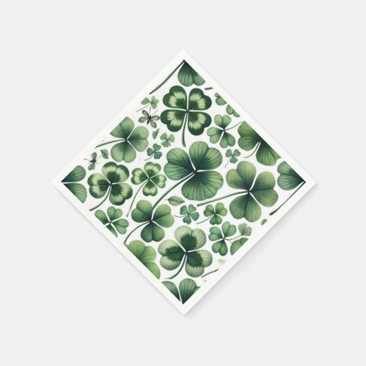 Kleeblatt Shuffle Serviette (Ecke)