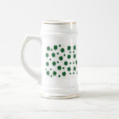 Kleeblatt Snowflake Stein Bierglas (Links)