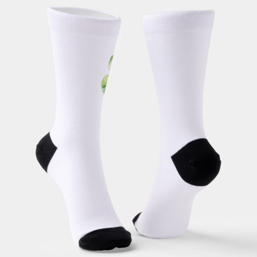 Kleeblatt Socken (Gewinkelt)
