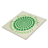 Kleeblatt-Spin (Keramik-Tile) Fliese (Seite)