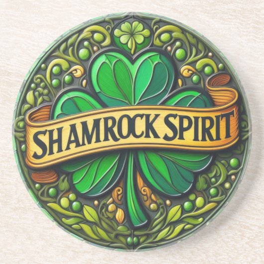 Kleeblatt Spirit Untersetzer (Vorne)