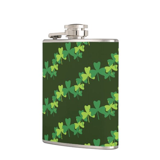 Kleeblatt Splash Flachmann (Links)