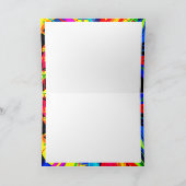 [Kleeblatt Splash] Rainbow Spritzer Jeder Anlass Karte (Innenseite)