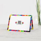 [Kleeblatt Splash] Rainbow Spritzer Jeder Anlass Karte (Rückseite)