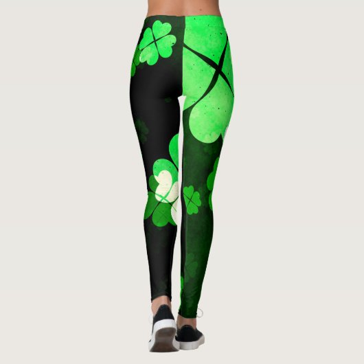 Kleeblatt St. Patrick Leggings (Rückseite)