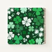 Kleeblatt St. Patrick Notizblock (Rückseite)