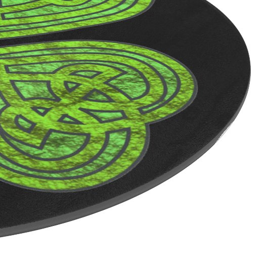 Kleeblatt-St Patrick Tag personalisiert Schneidebrett (Ecke)