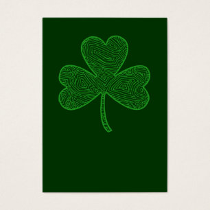 Kleeblatt-St Patrick Tagesgeldbörsen-Karten