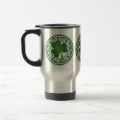 Kleeblatt - St Patrick Tageswiederverwendbare Reisebecher (Links)
