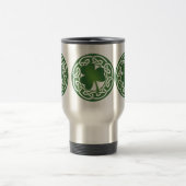 Kleeblatt - St Patrick Tageswiederverwendbare Reisebecher (Mittel)