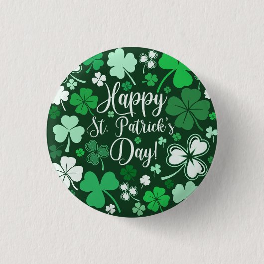 Kleeblatt St Patrick's Button (Vorderseite)