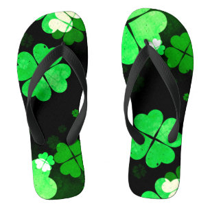 Kleeblatt St. Patrick's Day Badesandalen