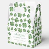 Kleeblatt St Patricks Day Co-ed Polterabend Geschenkschachtel (Geöffnet)