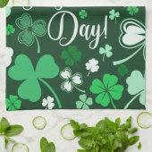 Kleeblatt St. Patrick's Day Geschirrtuch (Gefaltet)