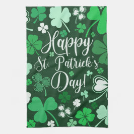 Kleeblatt St. Patrick's Day Geschirrtuch