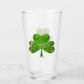 Kleeblatt St. Patrick's Day Glass Glas (Vorderseite)