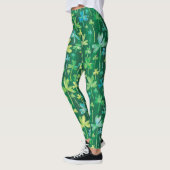 Kleeblatt St. Patrick's Day Grüne Leggings (Links)
