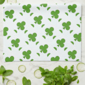 Kleeblatt St. Patrick's Day Holiday Kitchen Handtü Geschirrtuch (Gefaltet)