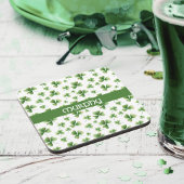 Kleeblatt St. Patrick's Day individuell einstellba Getränkeuntersetzer