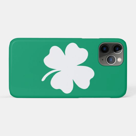 Kleeblatt St Patricks Day Irland Case-Mate iPhone Hülle (Rückseite (Horizontal))