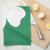 Kleeblatt St. Patricks Day Irland Handtuch (Viertel Falte)