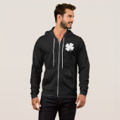 Kleeblatt St Patricks Day Irland Hoodie (Vorne ganz)