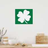 Kleeblatt St Patricks Day Irland Poster (Küche)