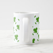 Kleeblatt St. Patrick's Day Jumbo-Tasse (Rückseite)