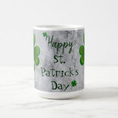 Kleeblatt St. Patrick's Day Kaffeetasse (Mittel)