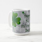 Kleeblatt St. Patrick's Day Kaffeetasse (Vorderseite Links)
