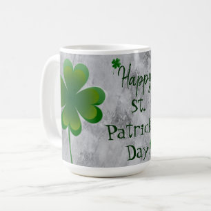 Kleeblatt St. Patrick's Day Kaffeetasse