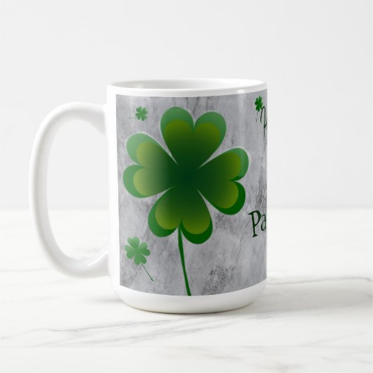 Kleeblatt St. Patrick's Day Kaffeetasse (Links)