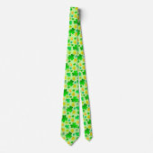 Kleeblatt St. Patrick's Day Krawatte (Vorderseite)