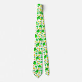 Kleeblatt St. Patrick's Day Krawatte (Vorderseite)