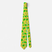 Kleeblatt St. Patrick's Day Krawatte (Vorderseite)