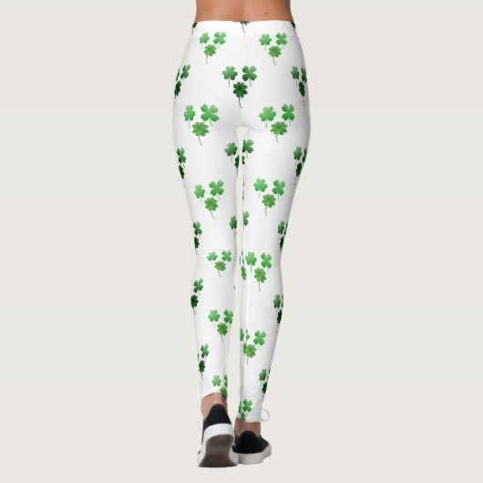Kleeblatt St Patrick's Day Leggings (Rückseite)