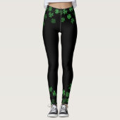 Kleeblatt St. Patrick's Day Leggings (Vorderseite)