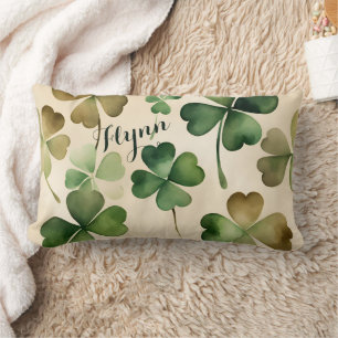 Kleeblatt St Patricks Day Lendenkissen