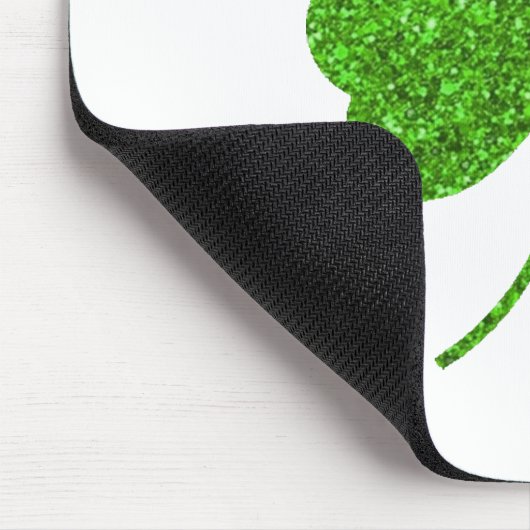 Kleeblatt St. Patrick's Day Mousepad (Ecke)