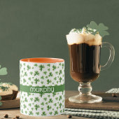 Kleeblatt St. Patrick's Day Nachname Tasse