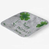 Kleeblatt St. Patrick's Day Pappteller (Gewinkelt)