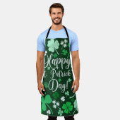 Kleeblatt St. Patrick's Day Schürze (Getragen)