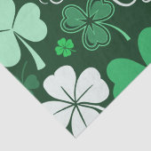 Kleeblatt St. Patrick's Day Seidenpapier (Detail)