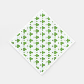 Kleeblatt St. Patrick's Day Serviette (Ecke)