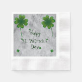Kleeblatt St. Patrick's Day Serviette (Vorderseite)