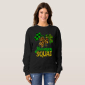 Kleeblatt St Patricks Day Shenanigans Squad Lucky  Sweatshirt (Vorne ganz)